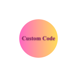 Custom Code for custom web development and debugging