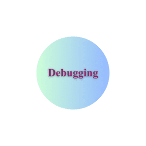 Debugging, web development management feature