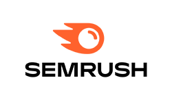SEMrush logo, SEO and digital marketing tool