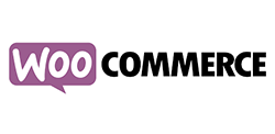 WooCommerce logo, lavender, white and black logo